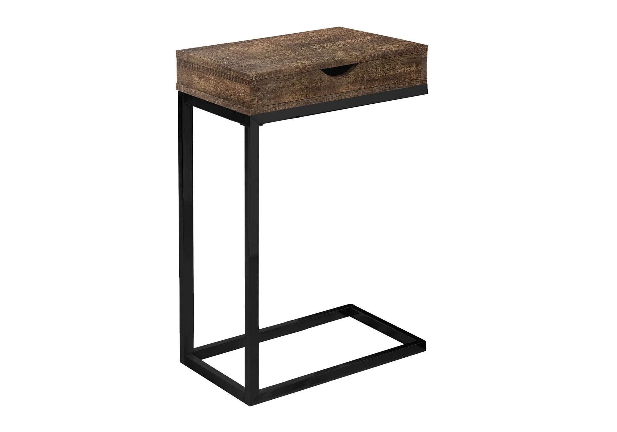 Accent Table, C - Shaped, Modern - Brown by Couch.com