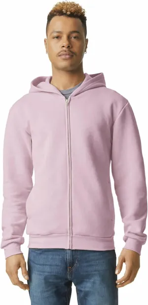 American Apparel Adult ReFlex Fleece Full Zip Hoodie Sweatshirt, GRF497AA