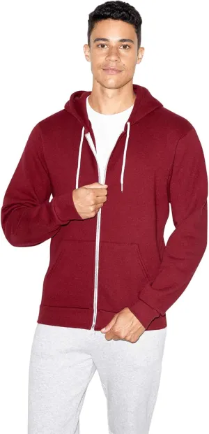 American Apparel Men's Flex Fleece Long Sleeve Zip Hoodie