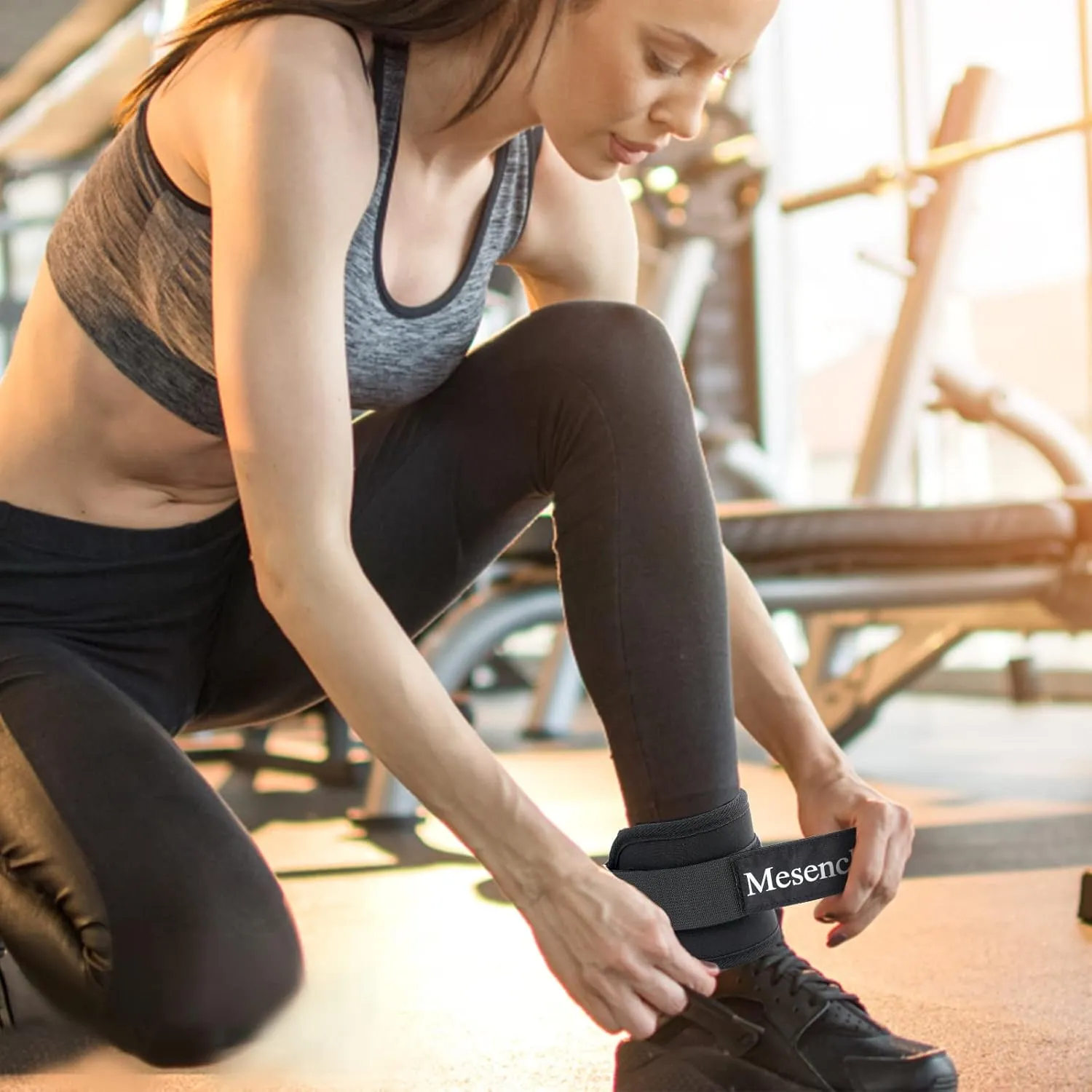 Ankle Straps for Cable Machine Attachments - Gym Ankle Cuff for Kickbacks, Booty Workouts - Ideal for Leg Extensions, Glute Exercises, and Full-Body Workouts - Suitable for Men & Women
