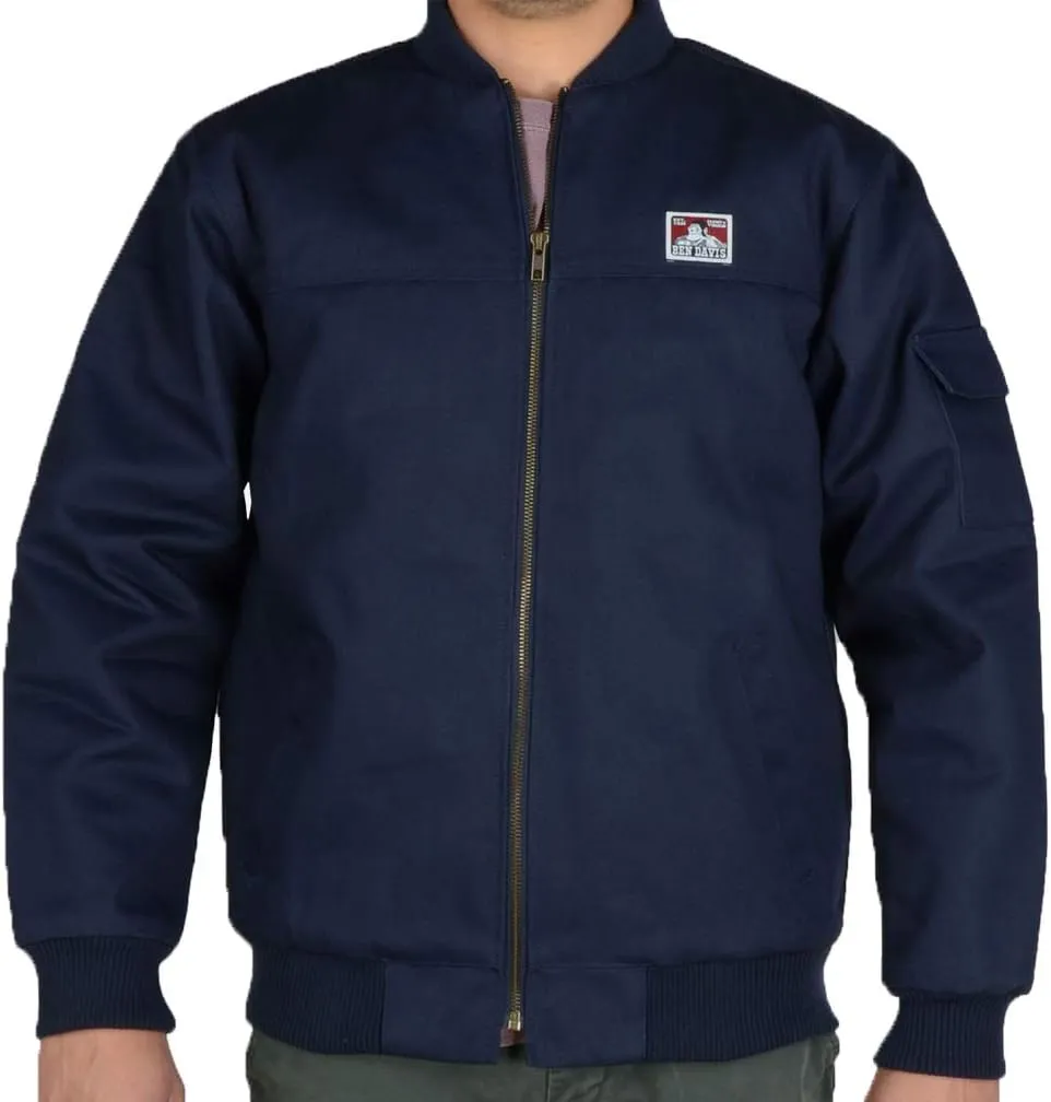 Ben Davis Men's Quilted Lined Bomber Jacket