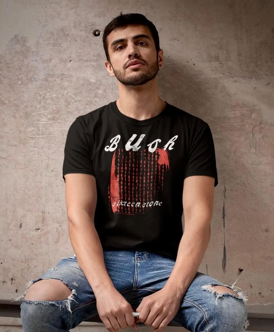 Bush Rock Band Sixteen Stone Album Adult Short Sleeve T-Shirt Graphic Tee