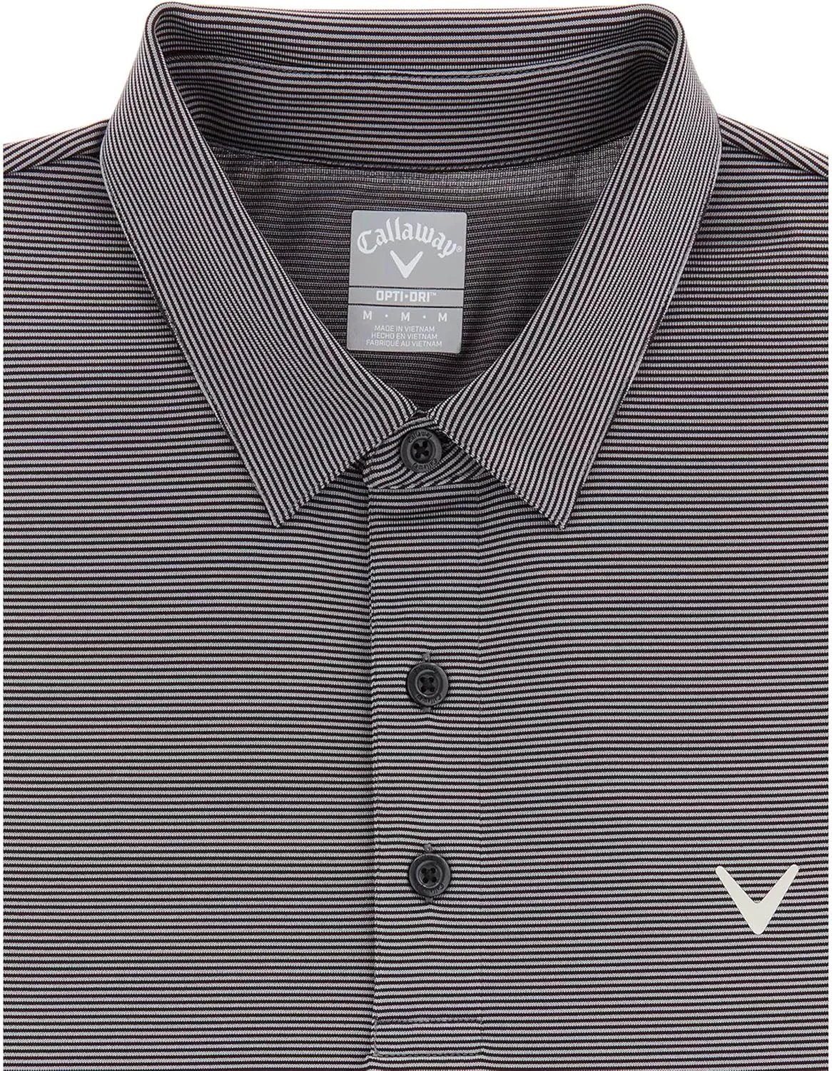 Callaway Performance Golf Polo, Men's Polo Shirt with Moisture-Wicking Technology 3 Button Placket