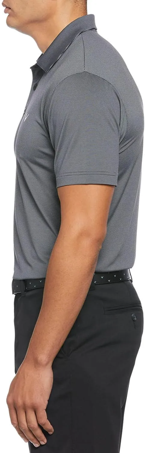 Callaway Performance Golf Polo, Men's Polo Shirt with Moisture-Wicking Technology 3 Button Placket