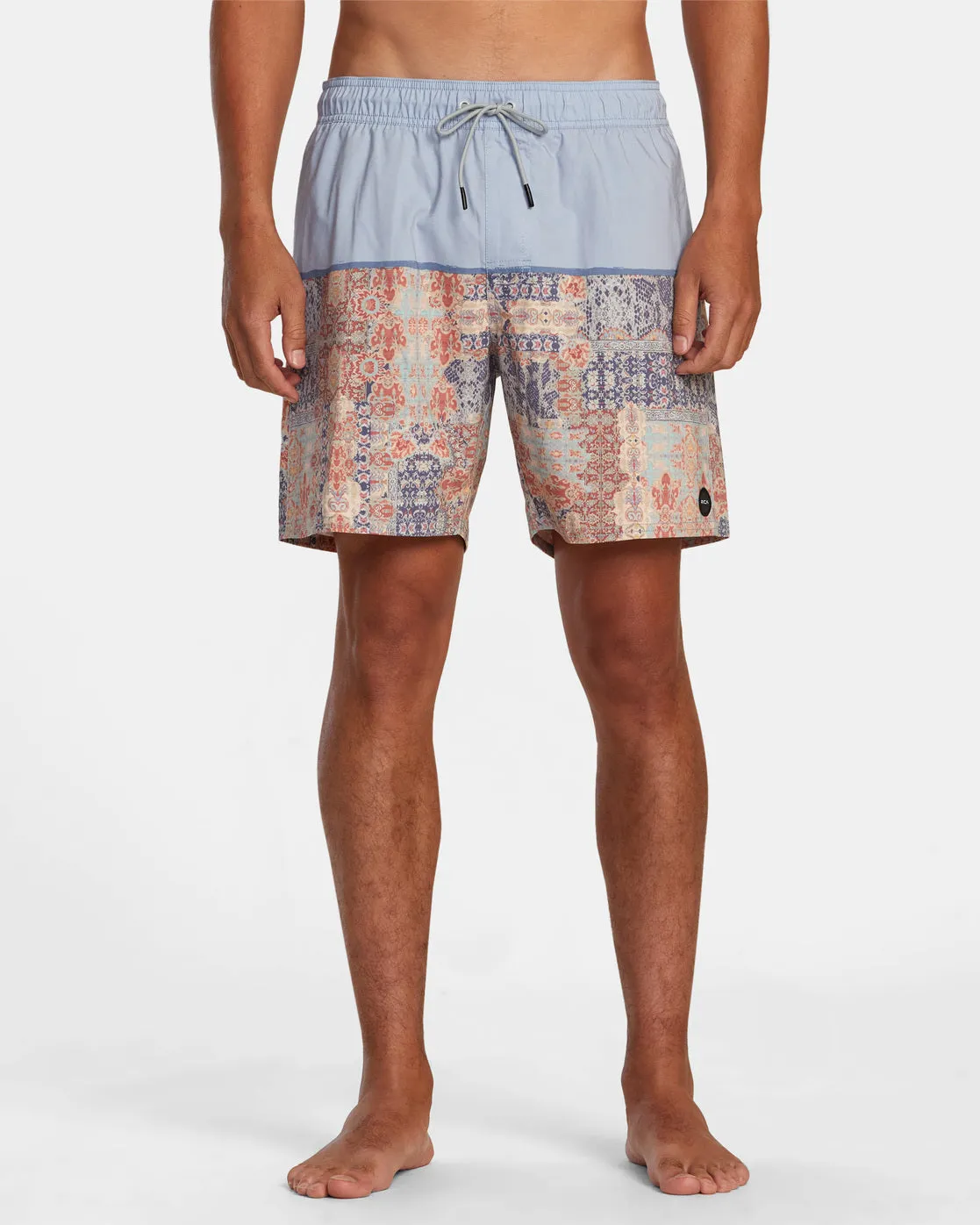 County Elastic Waist 17" Boardshorts - Powder Blue