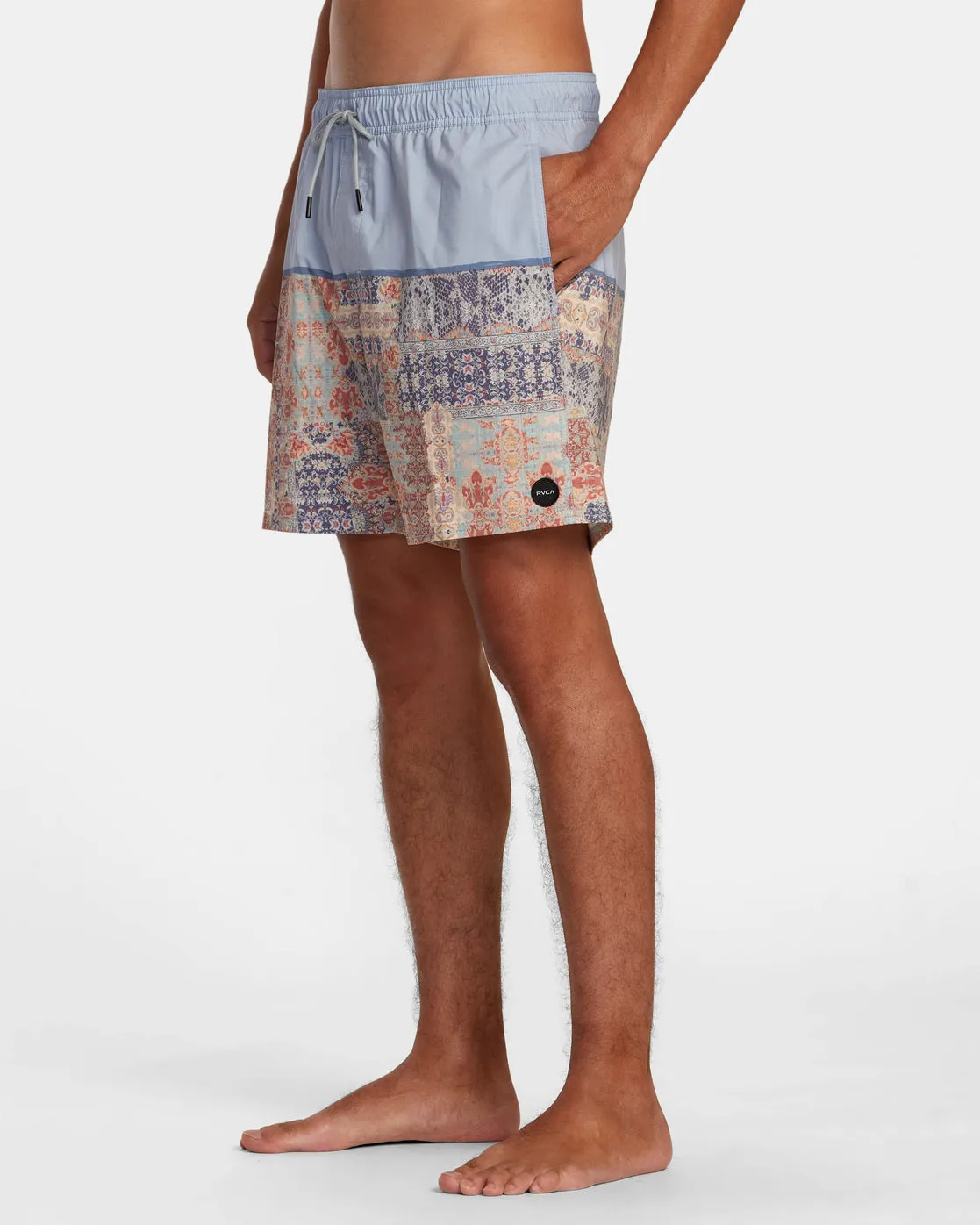 County Elastic Waist 17" Boardshorts - Powder Blue