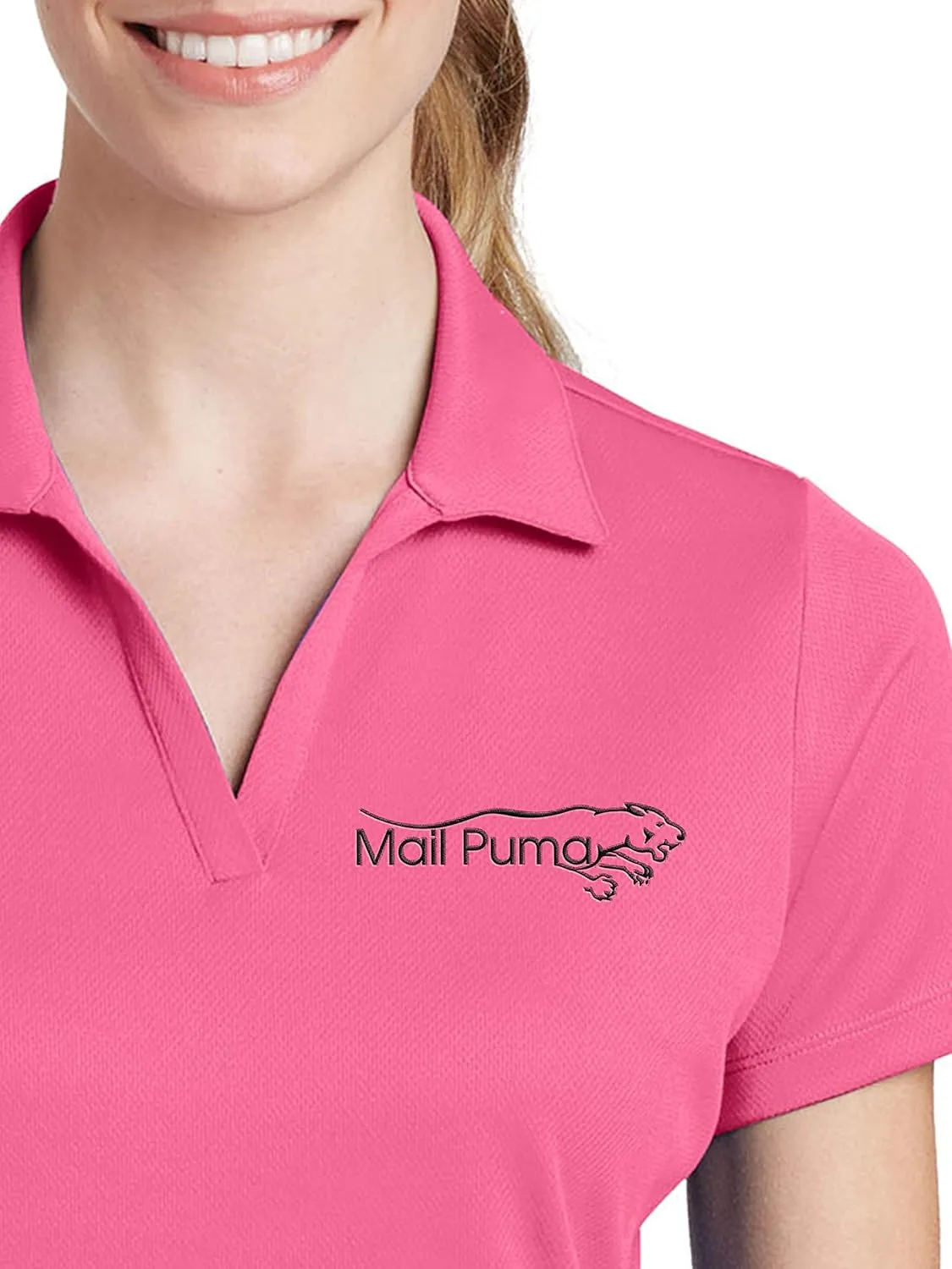 Custom Embroidered Polo Shirts for Women & Men, 5 or 10 Pack - Add Your Logo - Personalized Embroidery Polo Tees