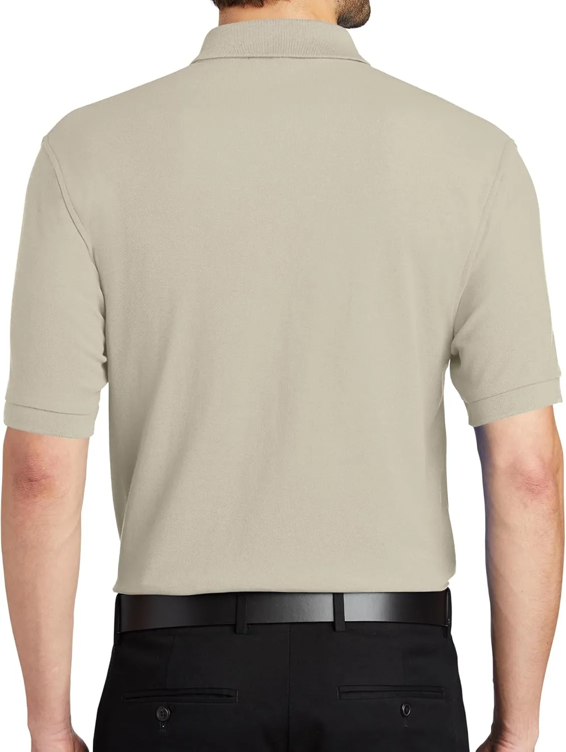 Custom Embroidered Text Polo Shirts for Men Personalized Embroidery Add Your Text Polo Shirt