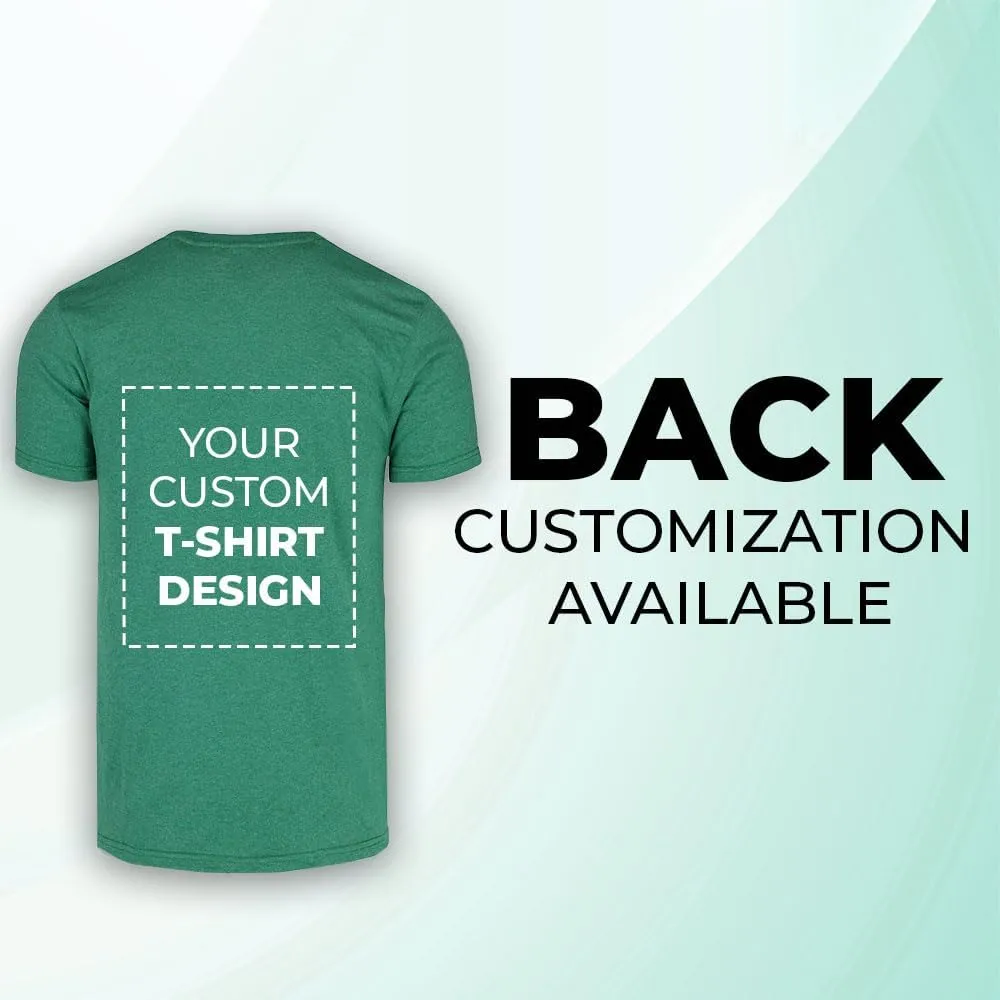 Custom Photo Adult T-Shirt Unisex Short Sleeve Crewneck Polycotton Personalized Customized Gift Shirt with Photo Image Text