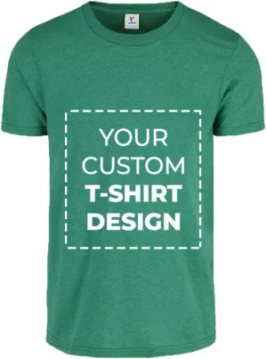 Custom Photo Adult T-Shirt Unisex Short Sleeve Crewneck Polycotton Personalized Customized Gift Shirt with Photo Image Text