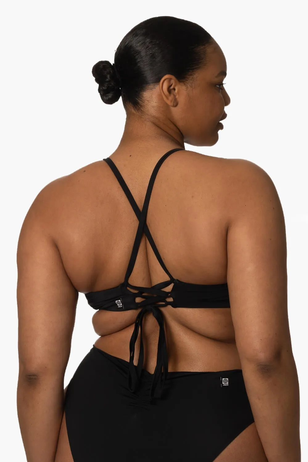 Eliana Bikini Top - Black