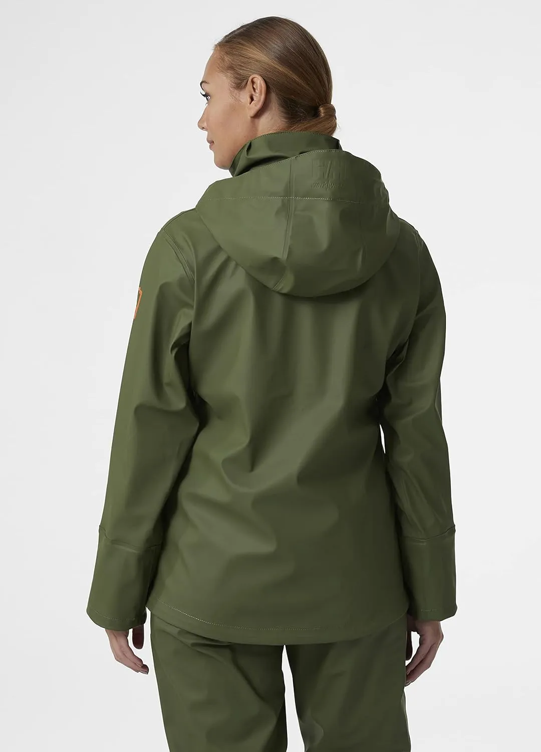 Helly-Hansen Luna/Gale Waterproof Rain Jacket for Women with Adjustable Packable Hood in Collar, Pockets, & Neoprene Cuffs