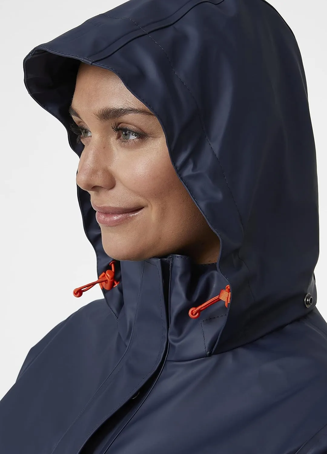 Helly-Hansen Luna/Gale Waterproof Rain Jacket for Women with Adjustable Packable Hood in Collar, Pockets, & Neoprene Cuffs