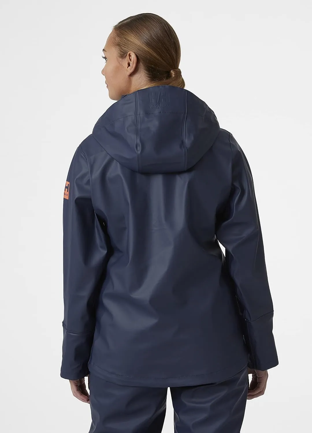 Helly-Hansen Luna/Gale Waterproof Rain Jacket for Women with Adjustable Packable Hood in Collar, Pockets, & Neoprene Cuffs