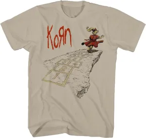 Korn Follow The Leader Front & Back Print Adult Short Sleeve T Shirt 90s Vintage Style Graphic Tees