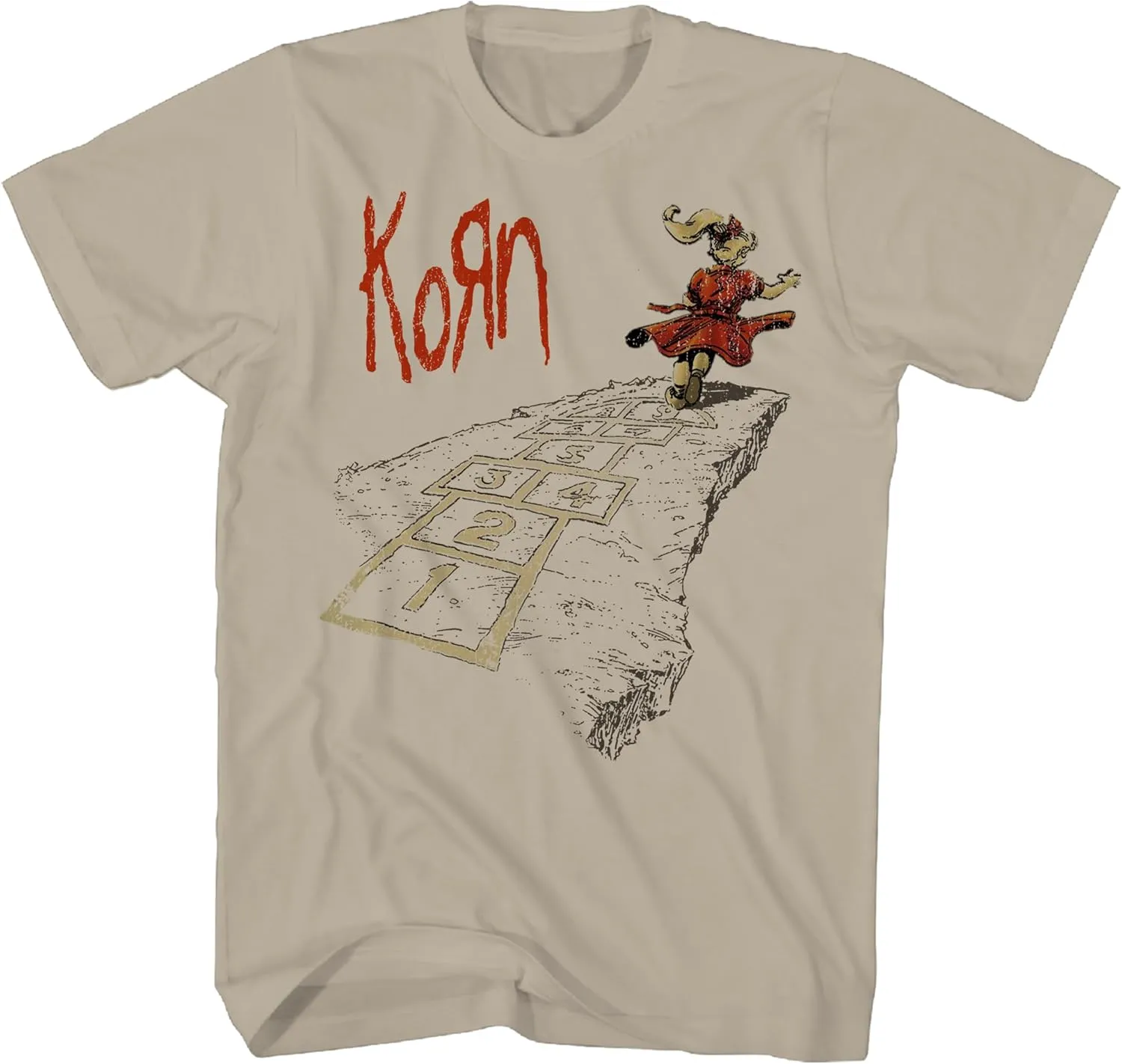 Korn Follow The Leader Front & Back Print Adult Short Sleeve T Shirt 90s Vintage Style Graphic Tees