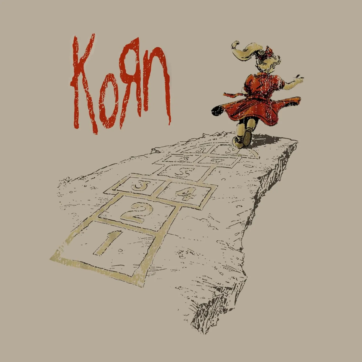 Korn Follow The Leader Front & Back Print Adult Short Sleeve T Shirt 90s Vintage Style Graphic Tees