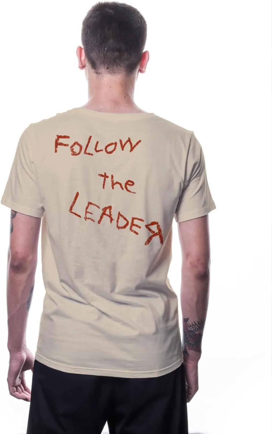 Korn Follow The Leader Front & Back Print Adult Short Sleeve T Shirt 90s Vintage Style Graphic Tees
