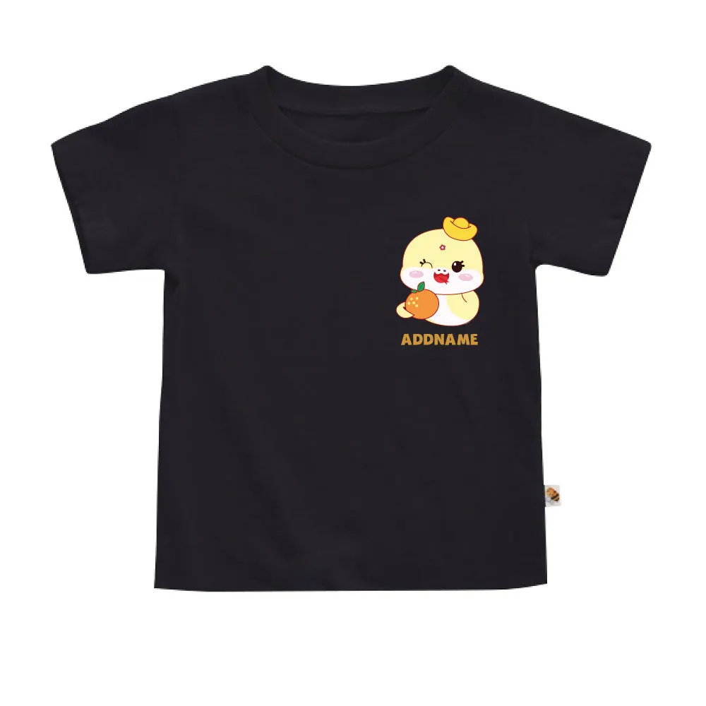 Lucky Yellow Snake Pocket Print