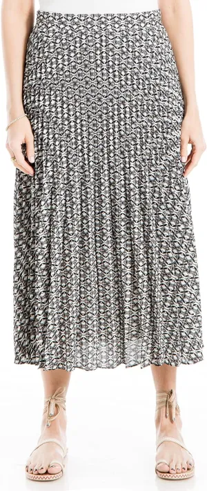Max Studio Women's Pleated Midi Skirt