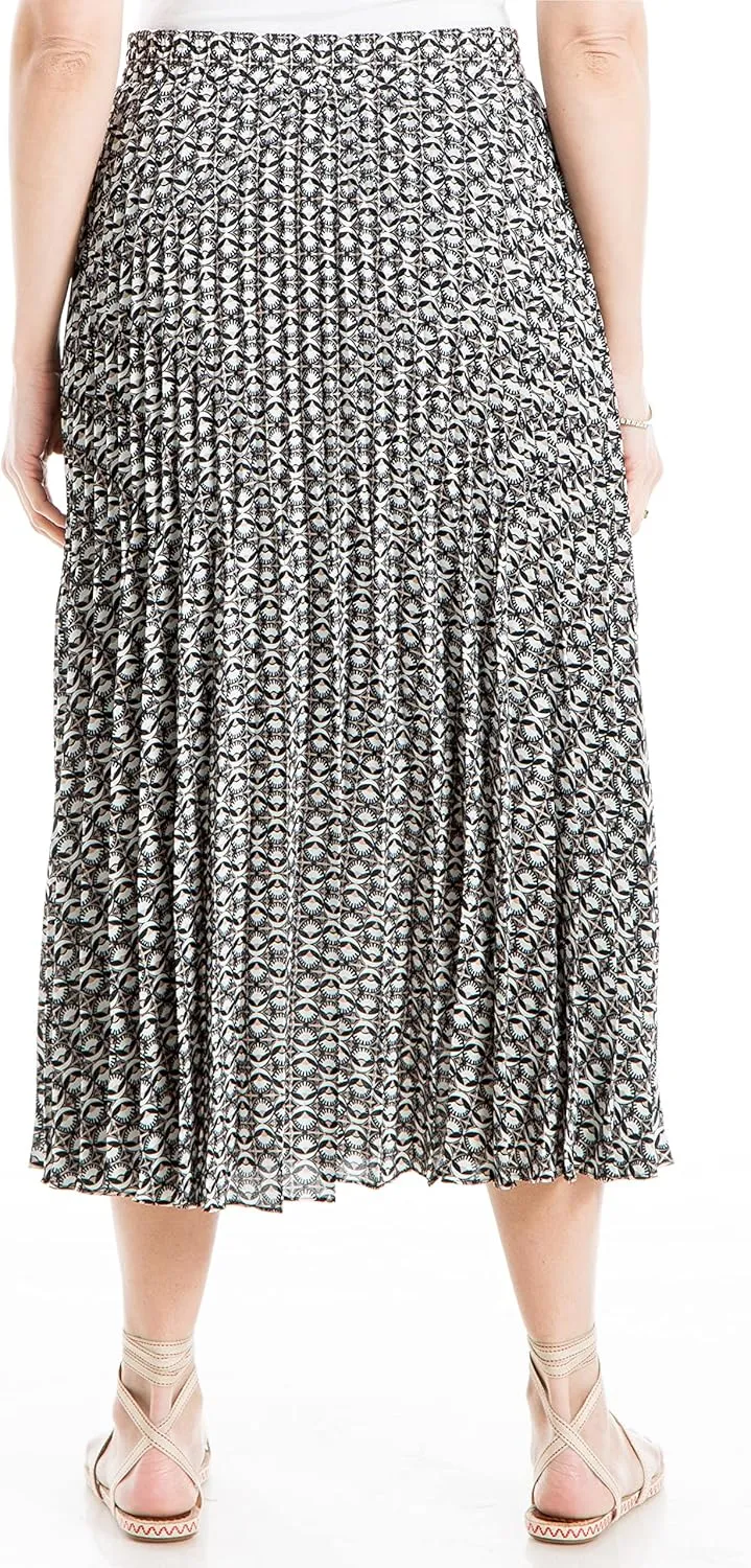 Max Studio Women's Pleated Midi Skirt