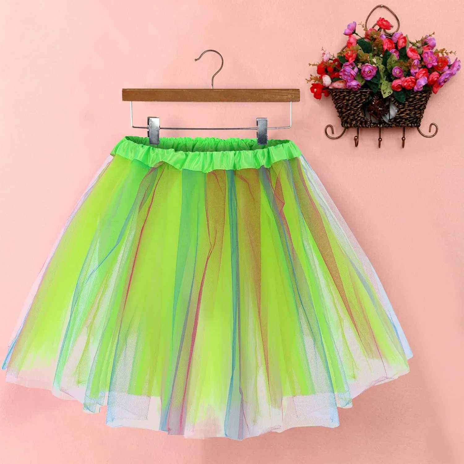 Mini Skirts for Women Colorful Tutu Summer Vacation Skirt Cute Trendy Sexy Going Out Skirts Daily Wear Basic Skirt