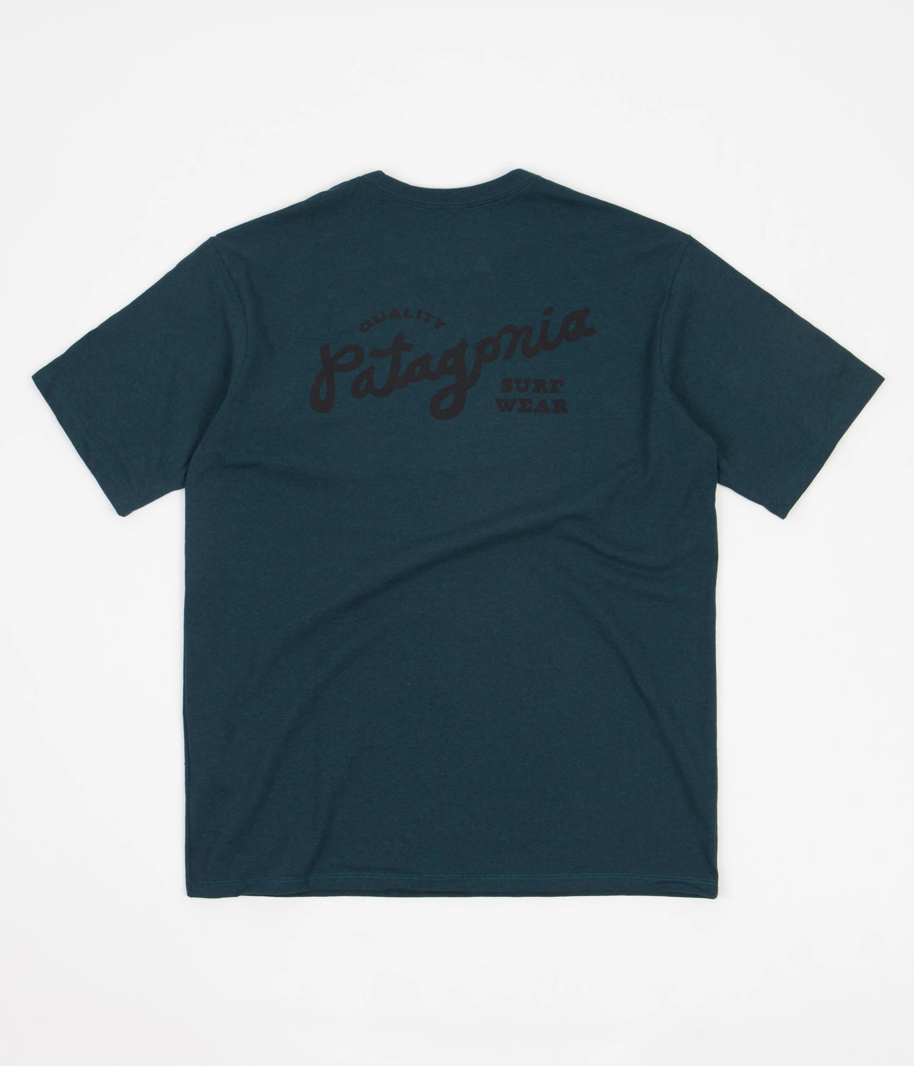 Patagonia Quality Surf Pocket Responsibili-Tee T-Shirt - Dark Borealis Green