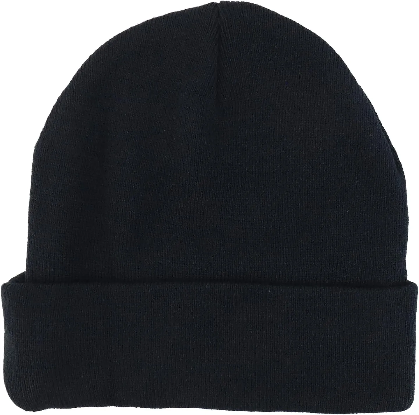 Trendy Apparel Shop XXL Oversized Solid Cuff Long Stretchy Winter Beanie Hat