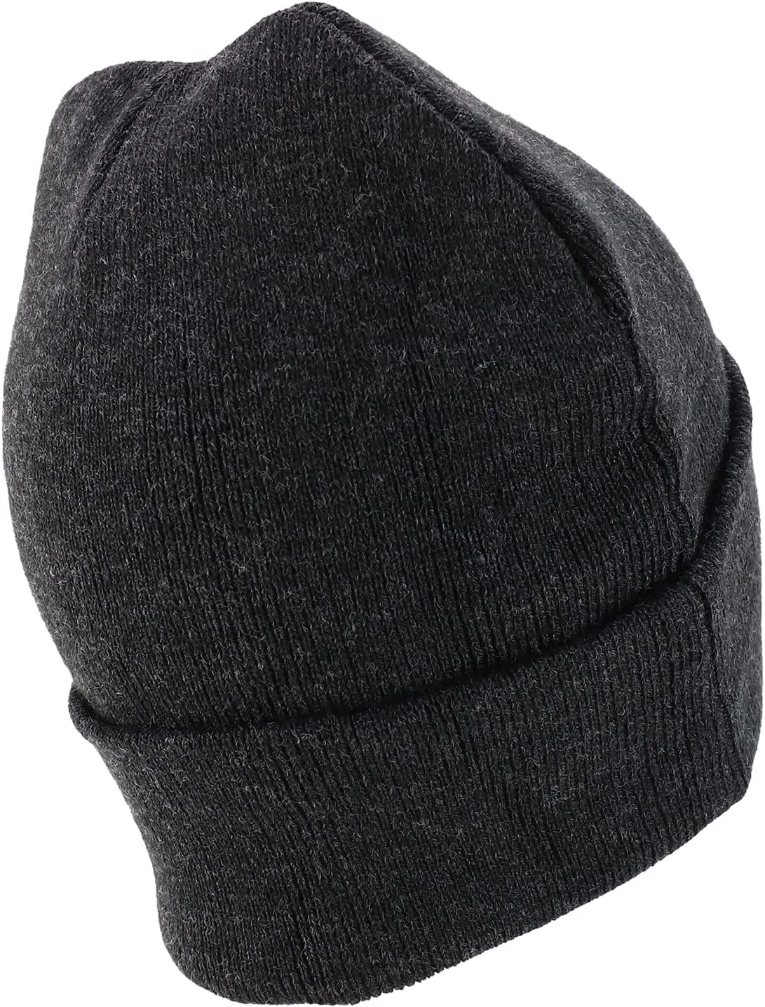Trendy Apparel Shop XXL Oversized Solid Cuff Long Stretchy Winter Beanie Hat